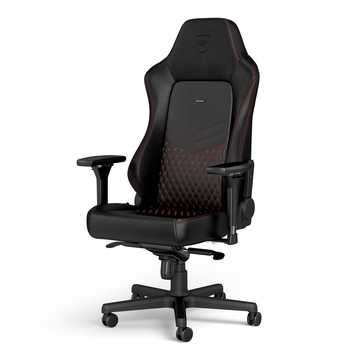 HERO Real Leather Black/Red