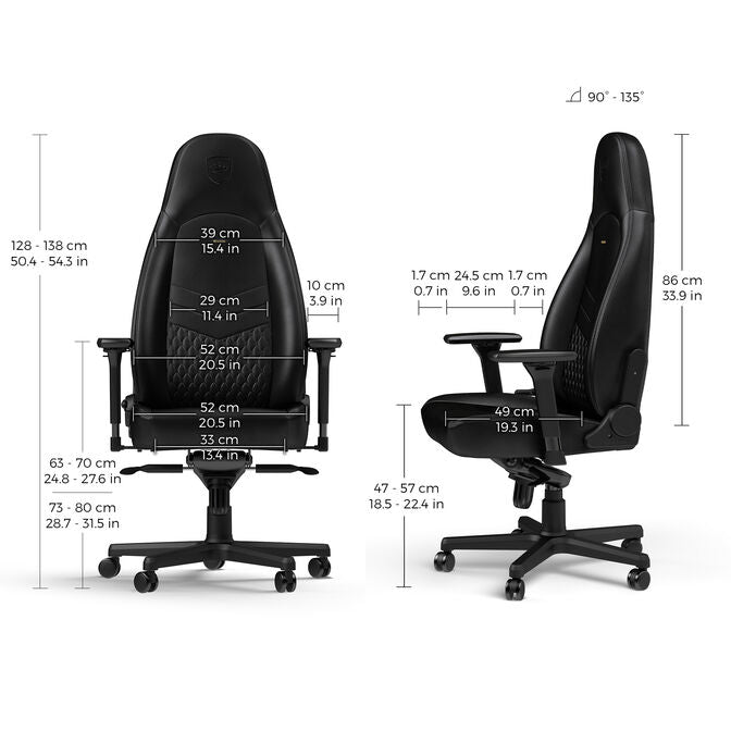 ICON Real Leather Black