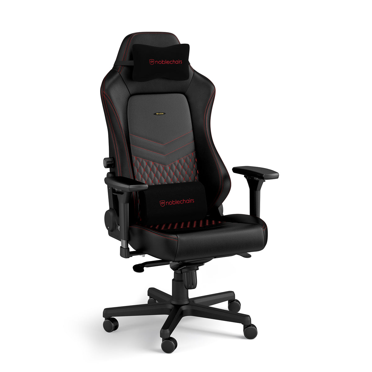 HERO Real Leather Black/Red