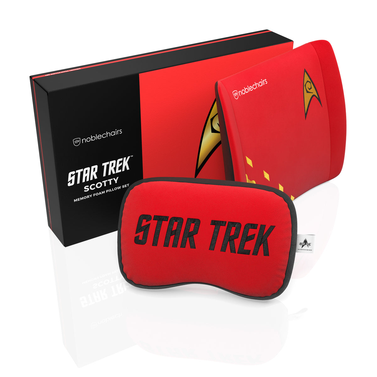 Memory Foam Pillow Set Star Trek Scotty Edition