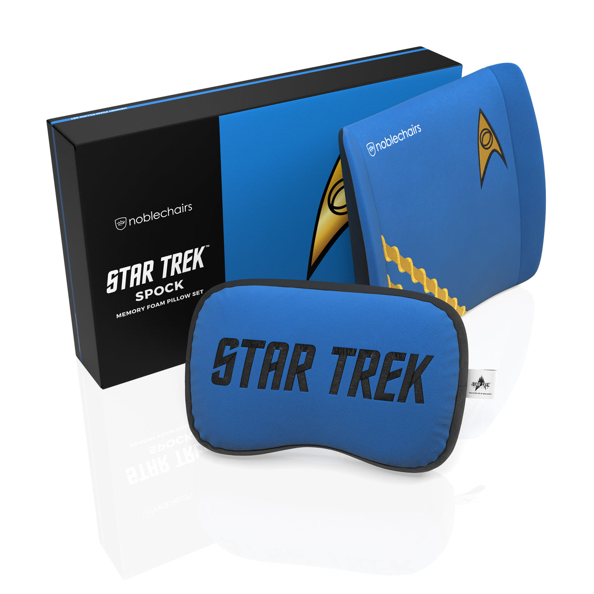 Memory Foam Pillow Set Star Trek Spock Edition